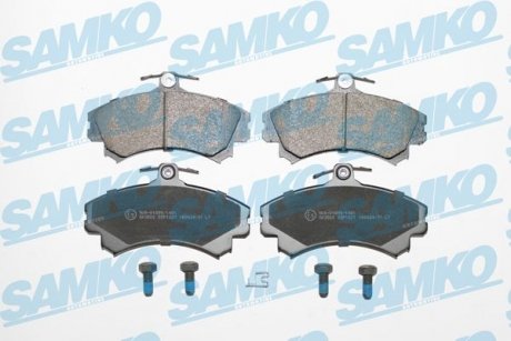 Тормозные колодки, дисковый тормоз.) SAMKO 5SP1221 (фото 1)