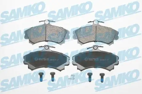 Гальмівні колодки, дискове гальмо (набір) SAMKO 5SP1221