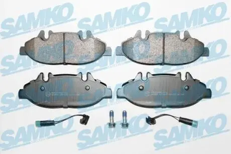 Гальмівні колодки, дискове гальмо (набір) SAMKO 5SP1228