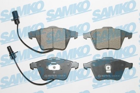 Тормозные колодки, дисковый тормоз.) SAMKO 5SP1230 (фото 1)
