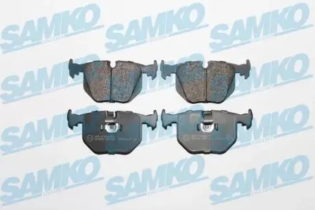 Гальмівні колодки, дискове гальмо (набір) SAMKO 5SP1231