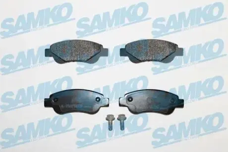 Гальмівні колодки, дискове гальмо (набір) SAMKO 5SP1235
