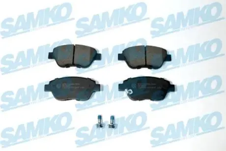 Гальмівні колодки, дискове гальмо (набір) SAMKO 5SP1247