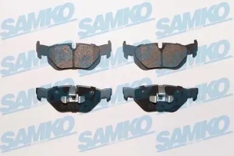 Гальмівні колодки, дискове гальмо (набір) SAMKO 5SP1252