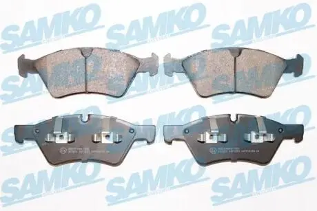 Гальмівні колодки, дискове гальмо (набір) SAMKO 5SP1253