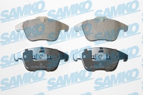 Тормозные колодки, дисковый тормоз.) SAMKO 5SP1255 (фото 1)