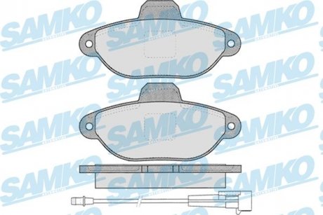 Тормозные колодки, дисковый тормоз.) SAMKO 5SP1262 (фото 1)