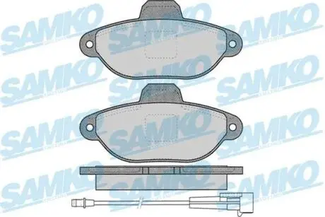 Гальмівні колодки, дискове гальмо (набір) SAMKO 5SP1262
