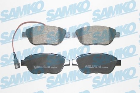 Тормозные колодки, дисковый тормоз.) SAMKO 5SP1268