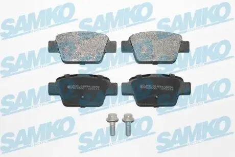 Гальмівні колодки, дискове гальмо (набір) SAMKO 5SP1269