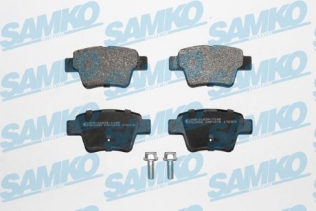Тормозные колодки, дисковый тормоз.) SAMKO 5SP1278 (фото 1)
