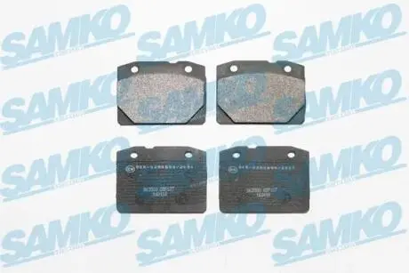 Гальмівні колодки, дискове гальмо (набір) SAMKO 5SP127
