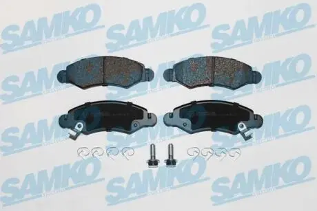 Гальмівні колодки, дискове гальмо (набір) SAMKO 5SP1280
