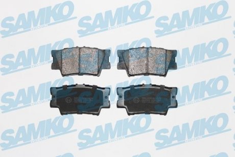Тормозные колодки, дисковый тормоз.) SAMKO 5SP1281 (фото 1)