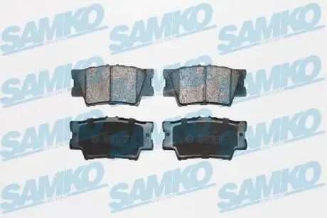 Гальмівні колодки, дискове гальмо (набір) SAMKO 5SP1281