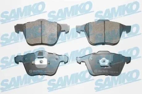 Гальмівні колодки, дискове гальмо (набір) SAMKO 5SP1286