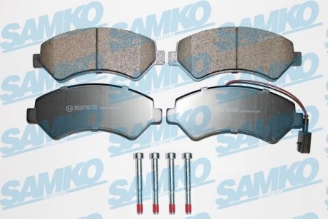 Тормозные колодки передние (1.7t) 06- SAMKO 5SP1288 (фото 1)