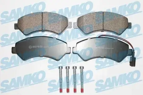 Колодки гальмівні передні (1.7t) 06- SAMKO 5SP1288