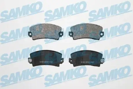 Гальмівні колодки, дискове гальмо (набір) SAMKO 5SP129