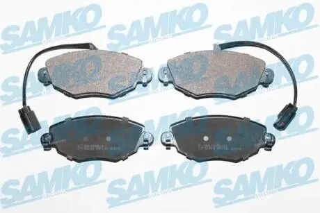 Гальмівні колодки, дискове гальмо (набір) SAMKO 5SP1302