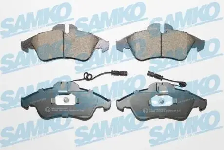 Гальмівні колодки, дискове гальмо (набір) SAMKO 5SP1304