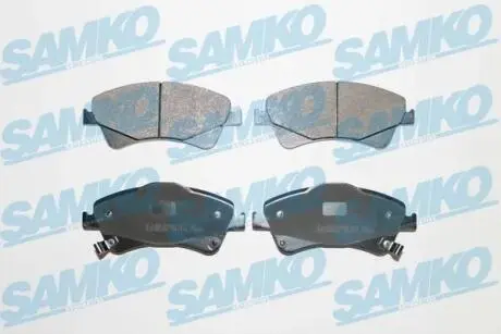 Гальмівні колодки дискові перед. Toyota Auris 1,4 D-4D 07- SAMKO 5SP1313