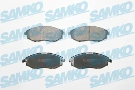 Гальмівні колодки, дискове гальмо (набір) SAMKO 5SP1321