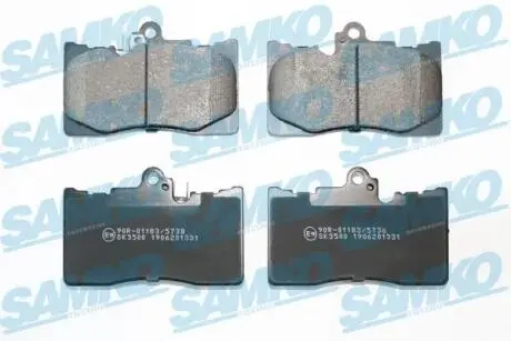 Тормозные колодки, дисковый тормоз.) SAMKO 5SP1331