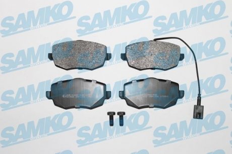 Гальмівні колодки, дискове гальмо (набір) SAMKO 5SP1336
