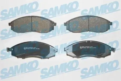 Гальмівні колодки, дискове гальмо (набір) SAMKO 5SP1343