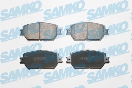 Тормозные колодки, дисковый тормоз.) SAMKO 5SP1361 (фото 1)