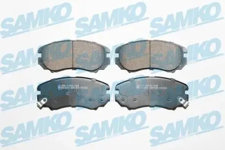 Гальмівні колодки, дискове гальмо (набір) SAMKO 5SP1369