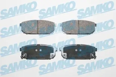 Гальмівні колодки, дискове гальмо (набір) SAMKO 5SP1370