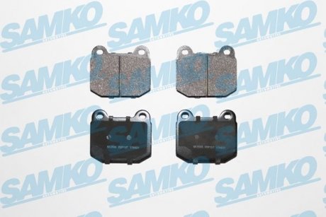 Тормозные колодки, дисковый тормоз.) SAMKO 5SP137 (фото 1)