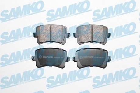 Тормозные колодки, дисковый тормоз.) SAMKO 5SP1390 (фото 1)