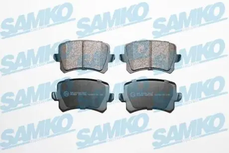 Гальмівні колодки, дискове гальмо (набір) SAMKO 5SP1390
