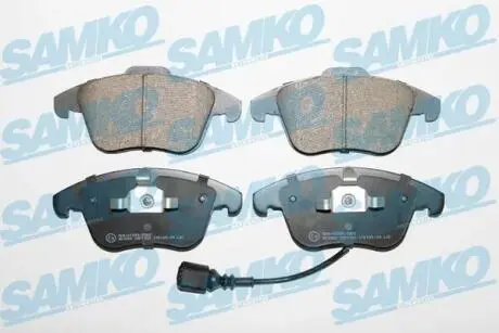 Гальмівні колодки, дискове гальмо (набір) SAMKO 5SP1392