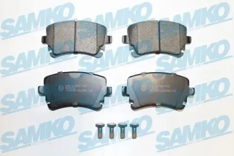 Гальмівні колодки, дискове гальмо (набір) SAMKO 5SP1398