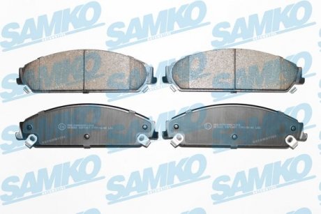 Тормозные колодки, дисковый тормоз.) SAMKO 5SP1401 (фото 1)
