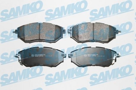 Тормозные колодки, дисковый тормоз.) SAMKO 5SP1402 (фото 1)