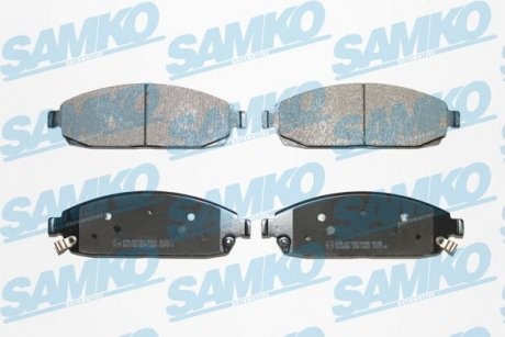 Тормозные колодки, дисковый тормоз.) SAMKO 5SP1403 (фото 1)