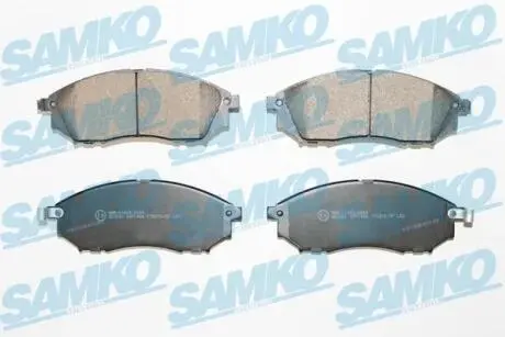 Гальмівні колодки, дискове гальмо (набір) SAMKO 5SP1406