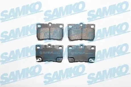 Гальмівні колодки, дискове гальмо (набір) SAMKO 5SP1407