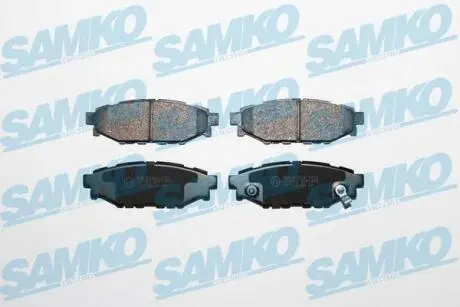 Гальмівні колодки, дискове гальмо (набір) SAMKO 5SP1408