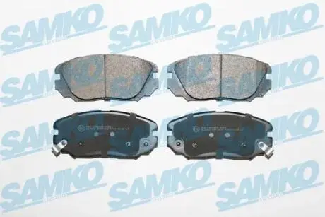 Гальмівні колодки, дискове гальмо (набір) SAMKO 5SP1409