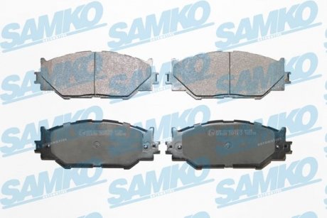 Тормозные колодки, дисковый тормоз.) SAMKO 5SP1412 (фото 1)