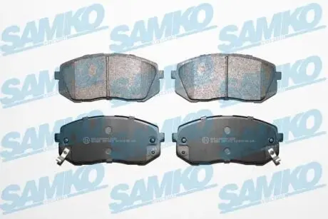 Гальмівні колодки, дискове гальмо (набір) SAMKO 5SP1415