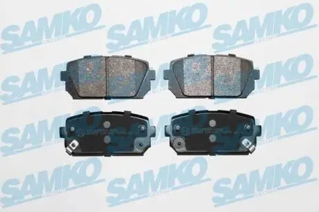 Гальмівні колодки, дискове гальмо (набір) SAMKO 5SP1416
