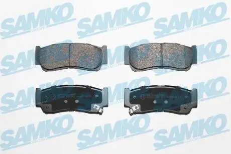 Гальмівні колодки, дискове гальмо (набір) SAMKO 5SP1417