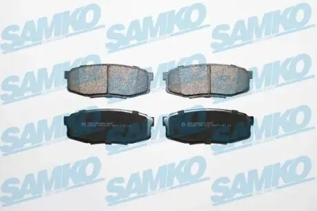 Гальмівні колодки, дискове гальмо (набір) SAMKO 5SP1419